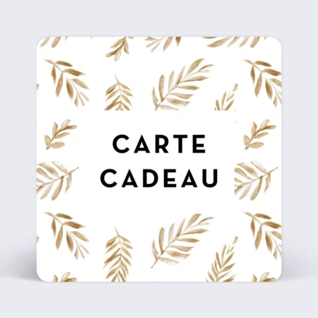 carte cadeau